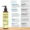PURA D'OR Original Gold Label Anti-Thinning Biotin Shampoo Natural Earthy Scent, CLINICALLY TESTED Proven Results, Herbal DHT Blocker Hair Thickening Products for Women & Men, Color Treated Hair, 8Oz