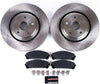 KOE4713 Autospecialty Front Replacement Brake Kit-Oe Brake Rotors & Ceramic Brake Pads
