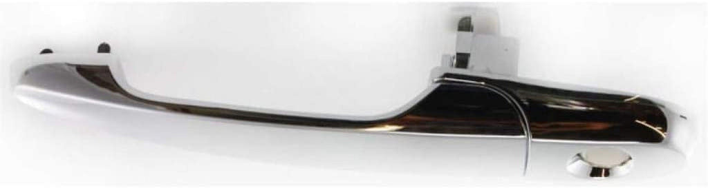 For Pontiac Solstice Exterior Door Handle Front or Rear, Passenger Side Chrome (2006-2009) | with Key Hole | Trim: All Submodels | GM1311167 | 25869322