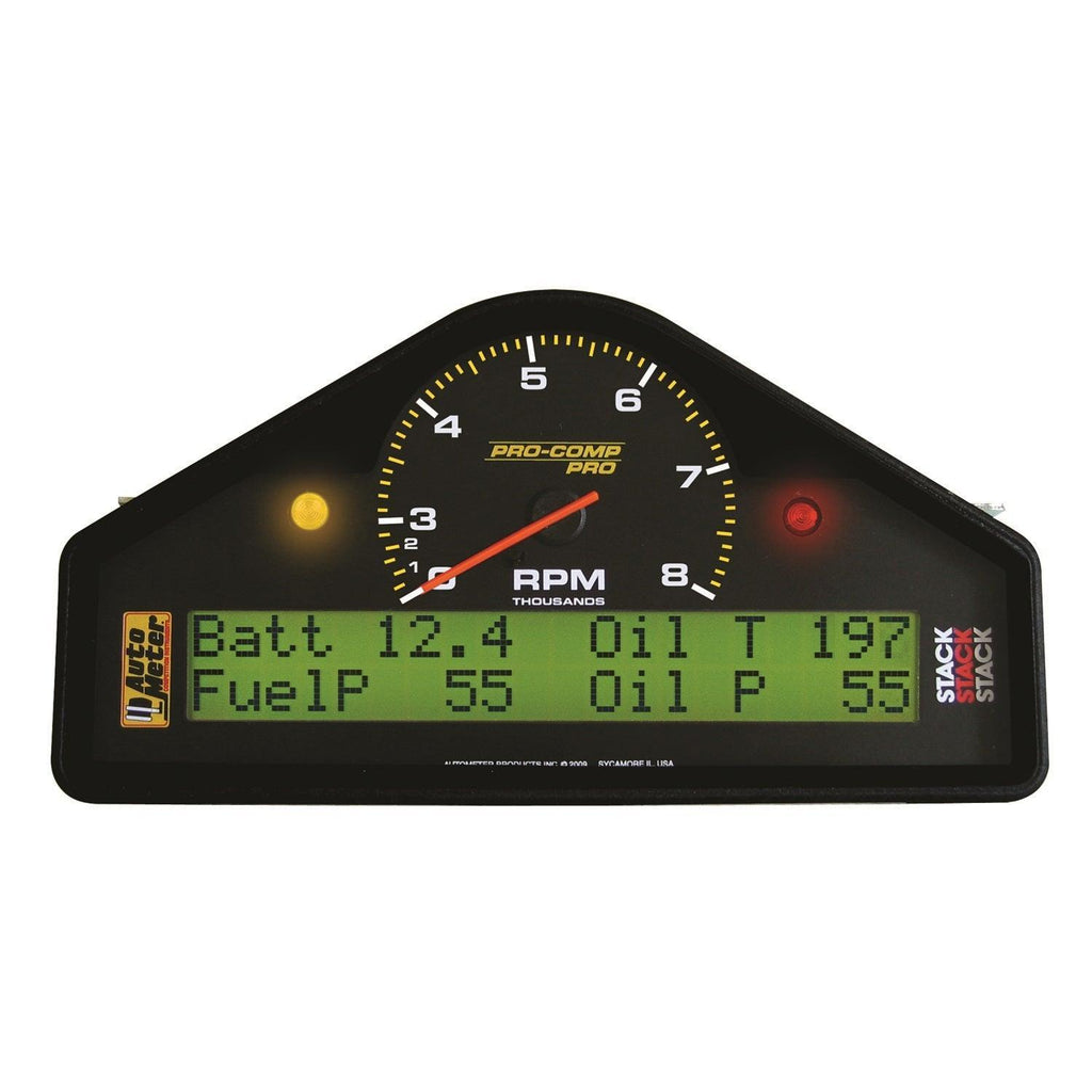 RACE DASH 0-3-8K RPM PRO-COMP PRO - greatparts