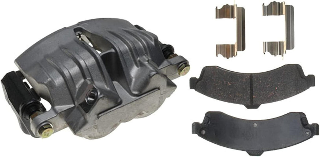 Gold 18R1519 Front Passenger Side Disc Brake Caliper Assembly with Ceramic Pads (Loaded Non-Coated), Remanufactured