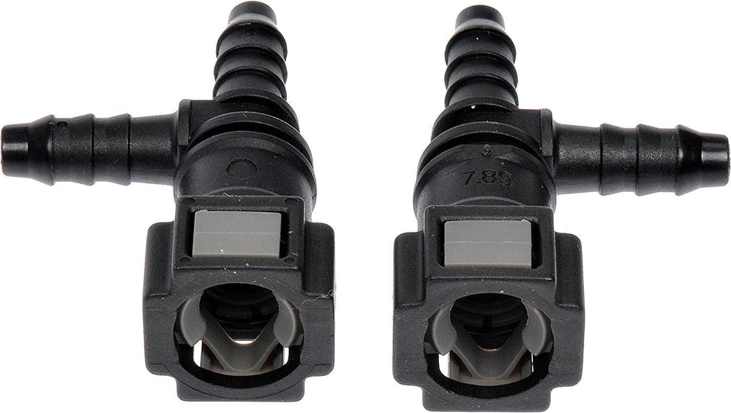 Dorman 800-176 Quick Connector 5/16 In. Steel Tee to 6Mm Nylon, 2 Pack