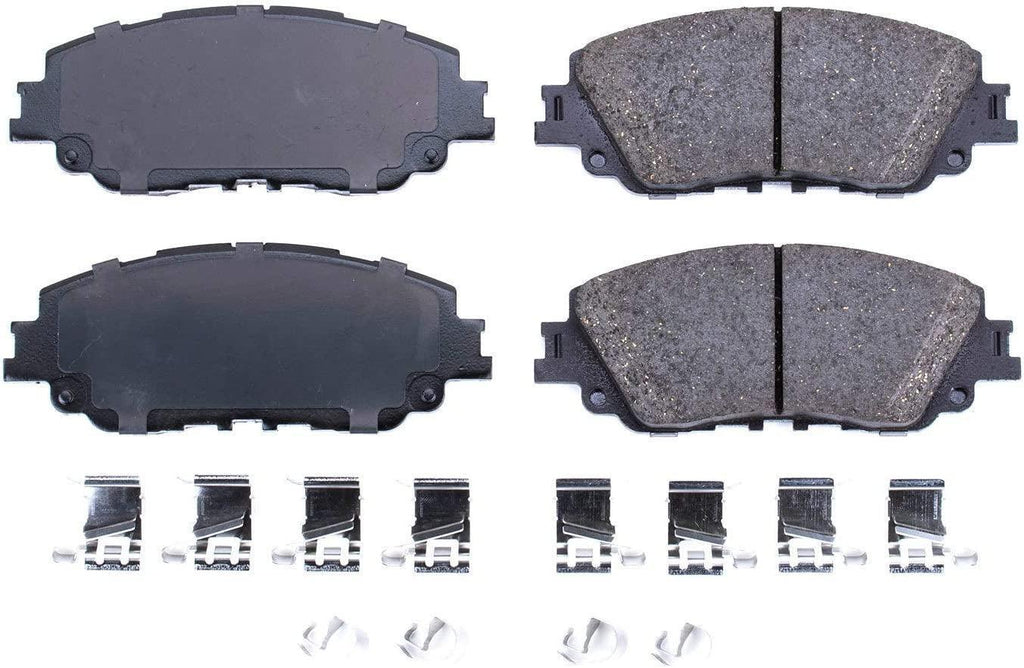 17-2076 Front Z17 Evolution Ceramic Brake Pads with Hardware