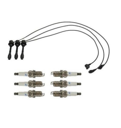 For Toyota Camry 1995-2001 V6 Spark Plug Wire Set & Plugs Tune up Kit Top Value