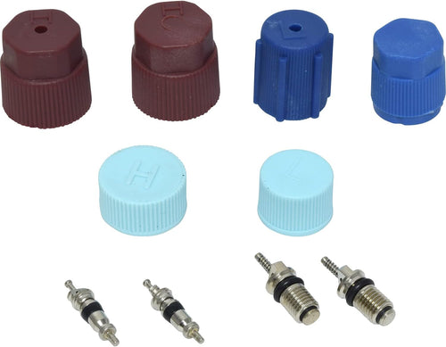 New HVAC A/C System Valve Core and Cap Kit VC 2909C