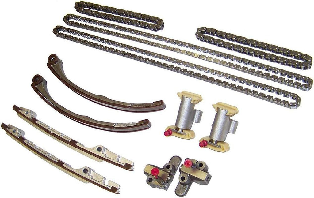 DNJ TK4163 Timing Chain Kit/For 2001-2010/ Ford, Jaguar, Land Rover, Lincoln/ LR3, LS, Range Rover, Range Rover Sport, Thunderbird/ 3.9L-4.4L/ DOHC/ V8/ 32V/ 242Cid, 4196Cc, 4394Cc/ VIN 3, VIN 5