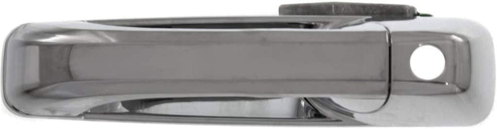 Compatible with Ram 2500 2011-2017 Exterior Door Handle Driver Side Front, Chrome | with Key Hole | Trim:All Submodels