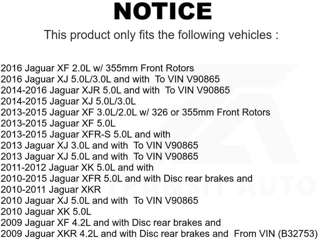 Mpulse Rear Disc Brake Pads Wear Sensor SEN-2BWS0309 for Jaguar XF XJ XKR XK XFR XJR XFR-S