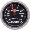 3607 Sport-Comp II 2-1/16" 30 In. Hg/20 PSI Mechanical Vacuum/Boost Gauge