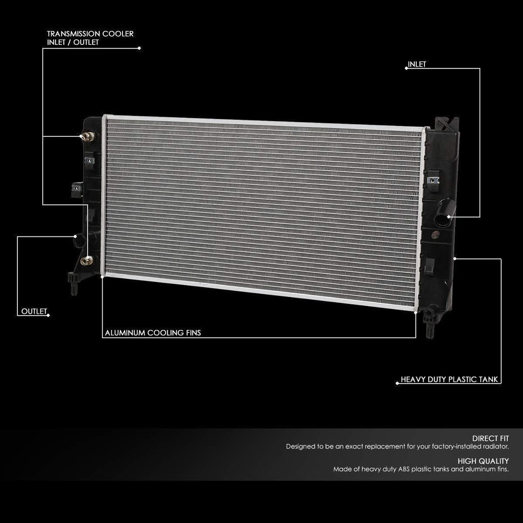 OEM-RA-2837 Factory Style Aluminum Cooling Radiator Compatible with 08-09 Allure/Lacrosse, 06-11 Impala, 06-07 Monte Carlo AT