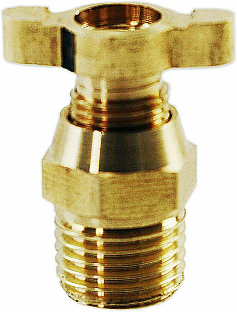 ENGINKUHLER Racing NPT 1/4" Radiator Universal Style Thread Male Brass Petcock Drain Plug Replacement