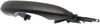 Compatible with Dodge Dart Exterior Door Handle 2013-2016 Passenger Side, Driver or Passenger Side | Single Piece | Front, Rear, Primed | Trim: All Submodels