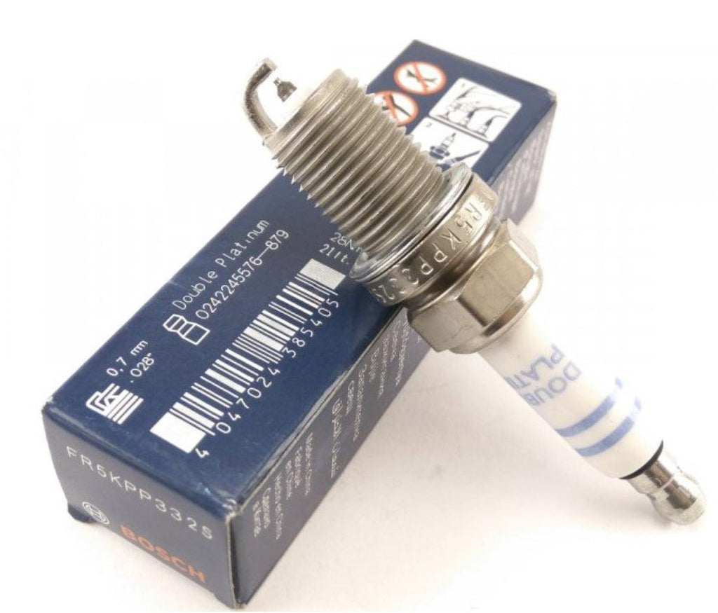 Genuine BOSCH Double Platinum Spark Plug 4PCS for Audi Porsche Volkswagen