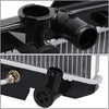 OEM-RA-2403 OE Style Bolt-On Aluminum Core Radiator Replacement Compatible with 01-05 Rav4 at MT, 29-7/16" W X 14-13/16" H X 1" D, 1-3/8" Inlet, 1-5/16" Outlet
