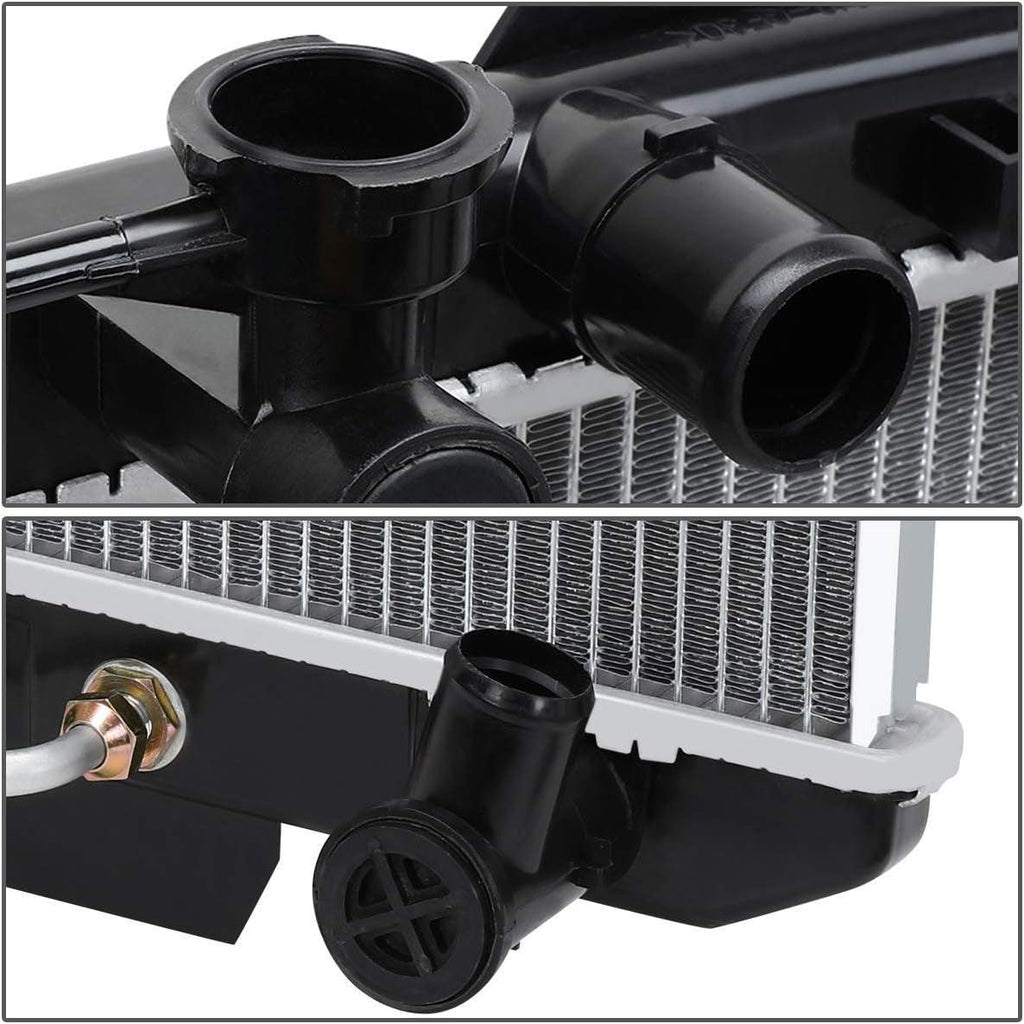 OEM-RA-2403 OE Style Bolt-On Aluminum Core Radiator Replacement Compatible with 01-05 Rav4 at MT, 29-7/16" W X 14-13/16" H X 1" D, 1-3/8" Inlet, 1-5/16" Outlet