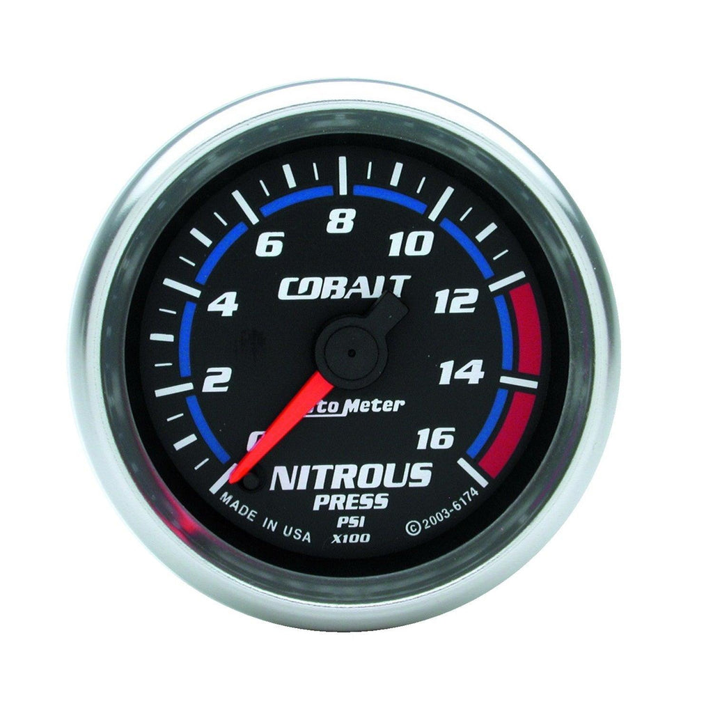 2-1/16 in. NITROUS PRESSURE 0-1600 PSI COBALT - greatparts