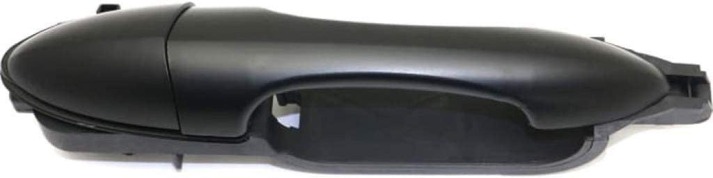 for Ford Focus Exterior Door Handle Front, Passenger Side Smooth Black (2000-2007) Trim:All Submodels
