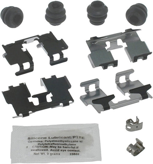 Gold 18K1839X Rear Disc Brake Caliper Hardware Kit with Clips, Seals, and Lubricant