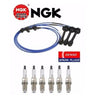 For Toyota 4Runner 6Pc Denso Spark Plugs K16TR11 & NGK TE66 Ignition Wires Set