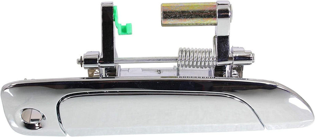 Front and Rear Exterior Door Handle Set of 4 Compatible with 2001-2005 Honda Civic Chrome Driver and Passenger Side