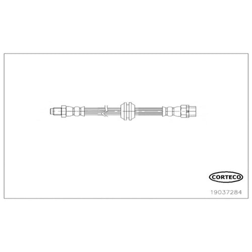 Corteco Brake Hydraulic Hose for Cooper Countryman, Cooper Paceman 19037284