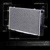 OEM-RA-1851 2-Row OE Style Bolt-On Aluminum Core Radiator Compatible with 98-00 Volvo V70 / S70 AT&MT, 23-1/8" W X 15" H X 1-1/4" D, 1-7/16" Inlet, 1-7/16" Outlet