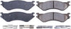 17-702A, Z17 Rear Ceramic Brake Pads with Hardware