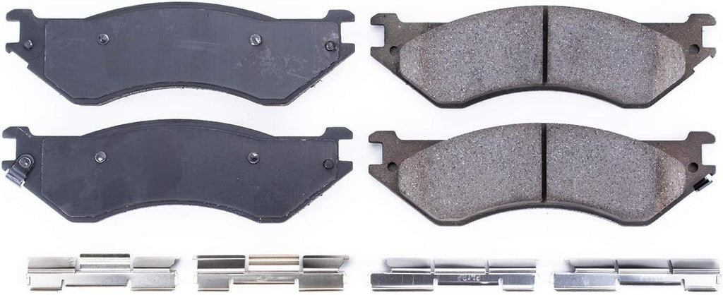 17-702A, Z17 Rear Ceramic Brake Pads with Hardware