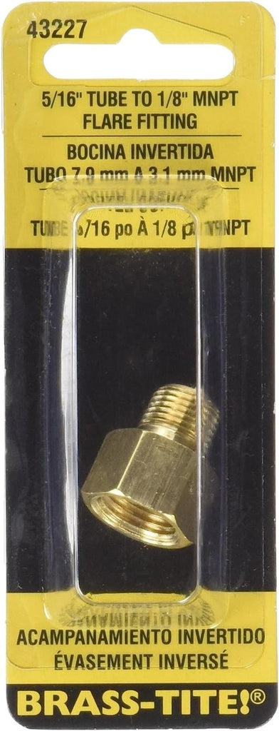 Dorman Help! 43227 Inv Flare Male 5/16-1/8