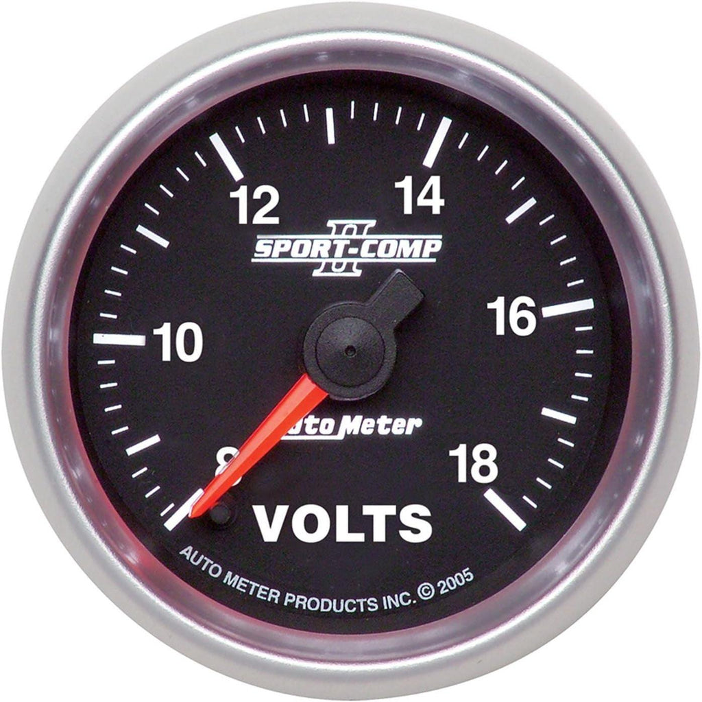 3691 Sport-Comp II 2-1/16" 8-18V Full Sweep Electric Voltmeter
