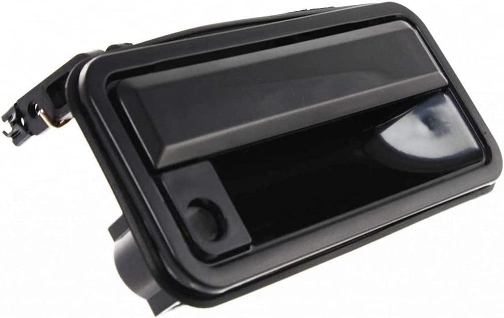 For Chevy C1500 Exterior Door Handle Front Passenger Side Smooth Black 1988-1998 | with Key Hole| Trim:All Submodels
