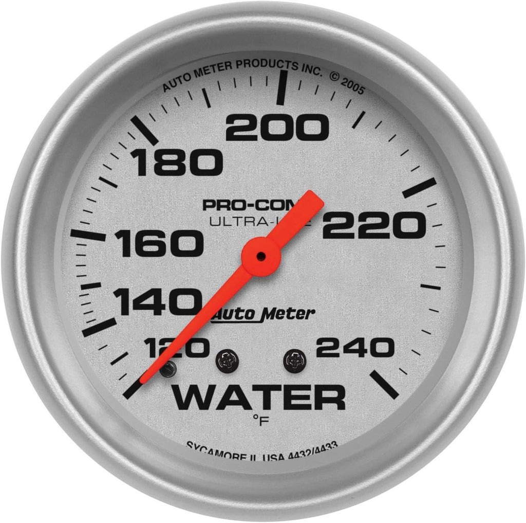 4433 Ultra-Lite Mechanical Water Temperature Gauge