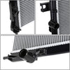 OEM-RA-2971 Aluminum Core Radiator Compatible with 07-11 Dodge Nitro 3.7 4.0 AT,23-15/16" W X 19-7/8" H X 1" D,1-1/2" Inlet / 1-3/4" Outlet