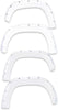 EGR 791574-GAZ Bolt-On Look Fender Flare Set, Factory Summit White Color Match, Compatible with Select Chevrolet Silverado Models