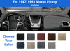 Dashboard Dash Mat Cover for 1987-1993 Nissan Pickup (Poly Carpet)