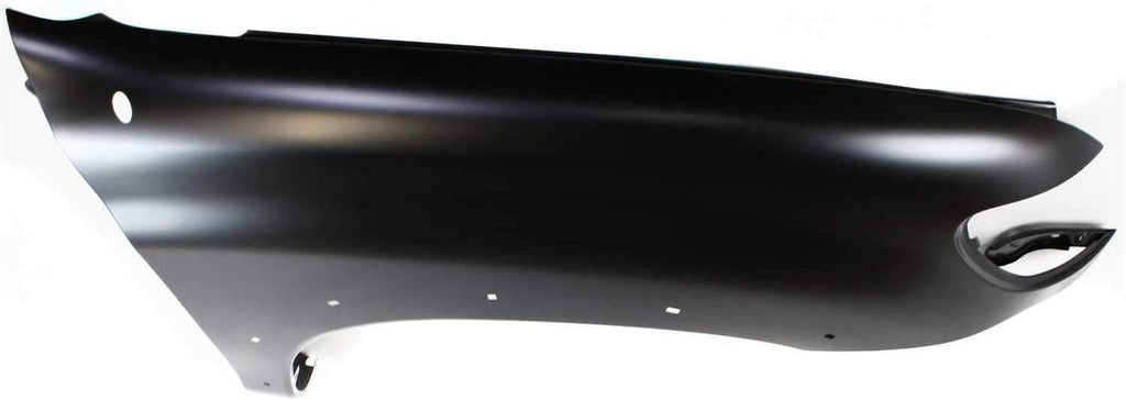 Front Passenger Side Fender Compatible with 2000-2006 Toyota Tundra, with Mudguard Provision and Molding Holes Steel Primed