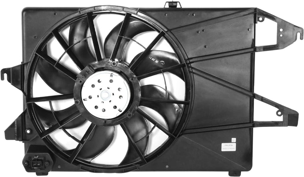 OEM-RF-0493 Factory Style Radiator Cooling Fan Assembly Compatible with 1995-2000 Contour/Mystique 2.0L