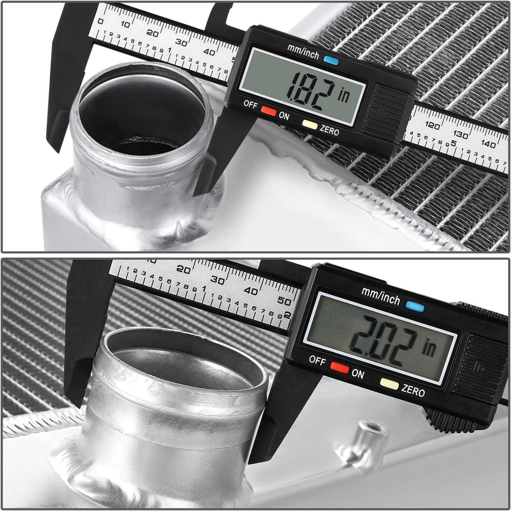 RA-DRDIES94-4 4Row Full Aluminum Performance Radiator Compatible with 94-02 Ram 2500 3500 5.9L Turbo Diesel