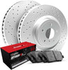 R1 Concepts Front Brakes and Rotors Kit |Front Brake Pads| Brake Rotors and Pads| Optimum Oep Brake Pads and Rotors|Fits 2008-2019 Pontiac Vibe; Scion Xd; Toyota Corolla, Matrix