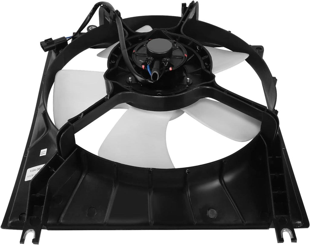 OEM-RF-0846 Factory Style Radiator Fan Assembly Compatible with 1997-2002 Mitsubishi Mirage 1.8L At