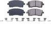 17-721, Z17 Front Ceramic Brake Pads with Hardware