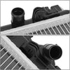 OEM-RA-13342 1-Row Aluminum Core Radiator Compatible with 2013-2015 Spark 1.2L DOHC,16-9/16" W X 17-11/16" H X 5/8" D,1-3/16" Inlet / 1-3/16" Outlet