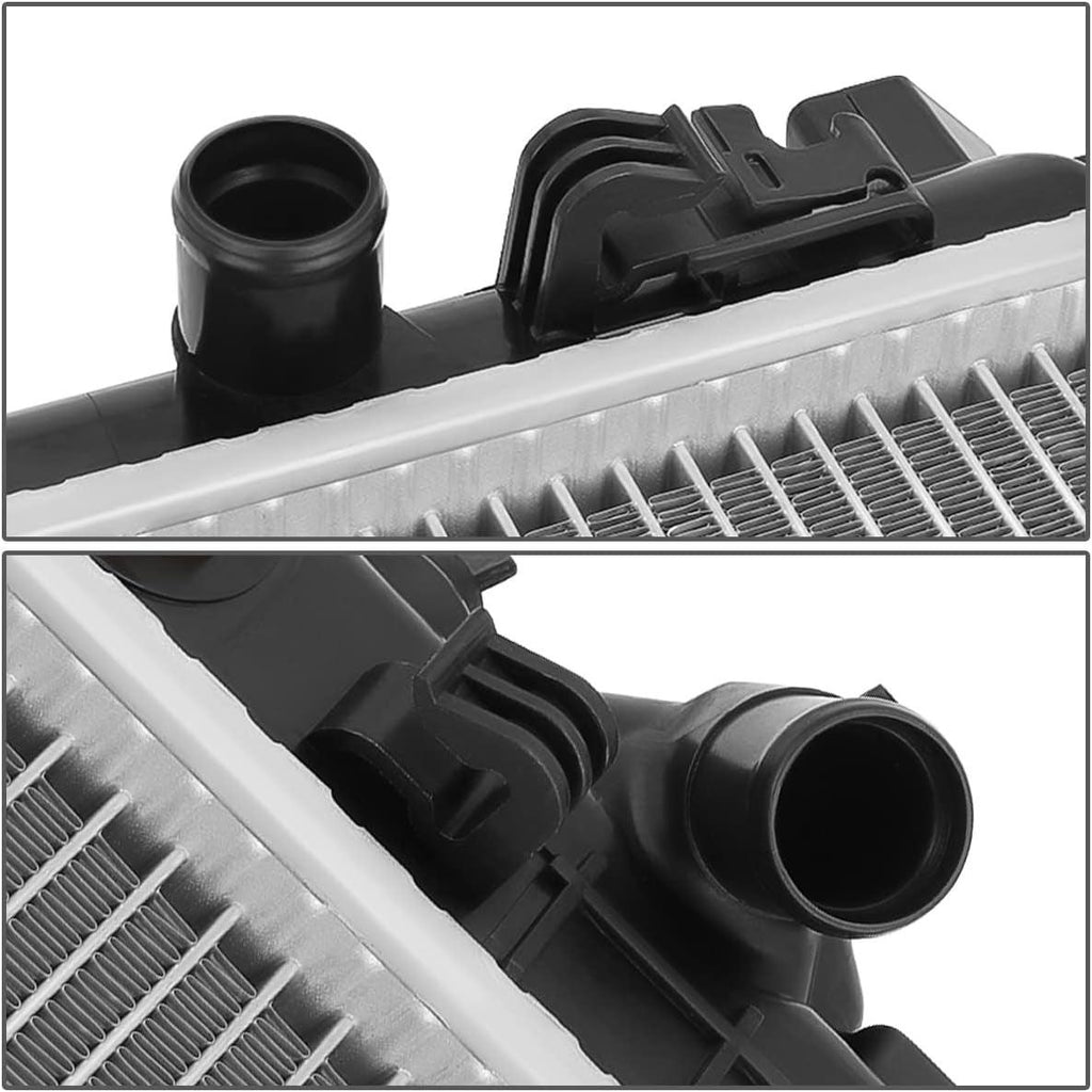 OEM-RA-13342 1-Row Aluminum Core Radiator Compatible with 2013-2015 Spark 1.2L DOHC,16-9/16" W X 17-11/16" H X 5/8" D,1-3/16" Inlet / 1-3/16" Outlet