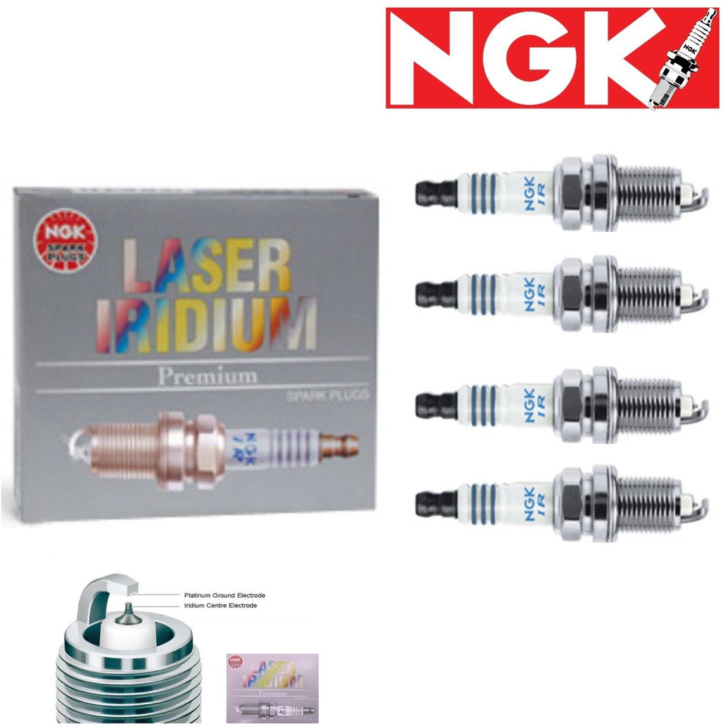 4 Genuine NGK Laser Iridium Spark Plugs for 2010-2017 Toyota Camry 2.5L 2.5L L4