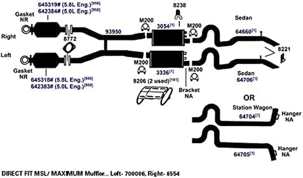 93950 Exhaust Pipe