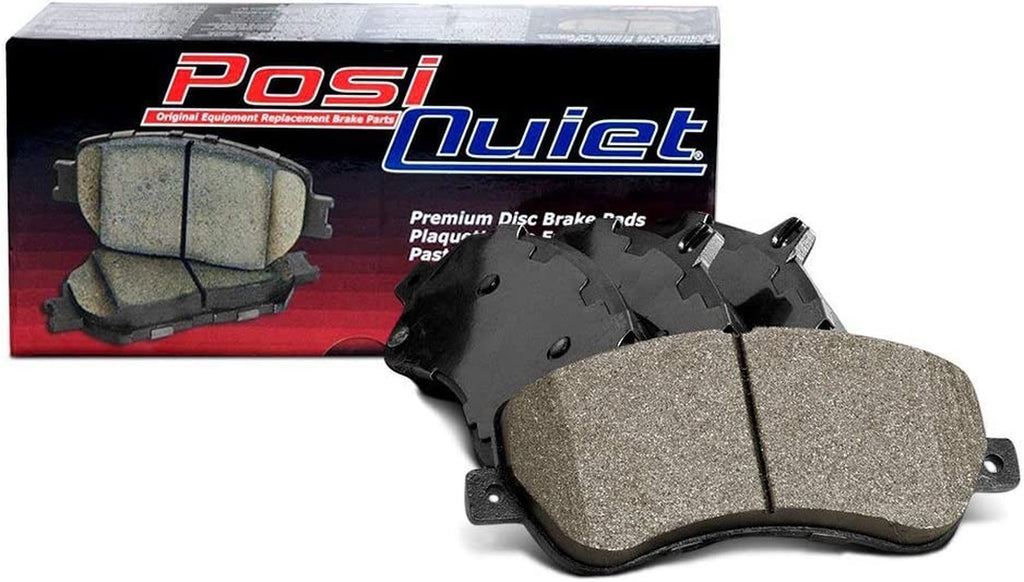 NEW CENTRIC 105.12100 Posi-Quiet Ceramic Brake Pad with Shims