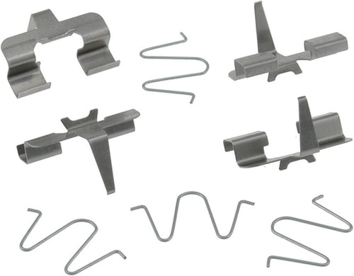Gold 18K887X Rear Disc Brake Caliper Hardware Kit with Clips and Springs
