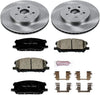 KOE196 Autospecialty Front Replacement Brake Kit-Oe Brake Rotors & Ceramic Brake Pads