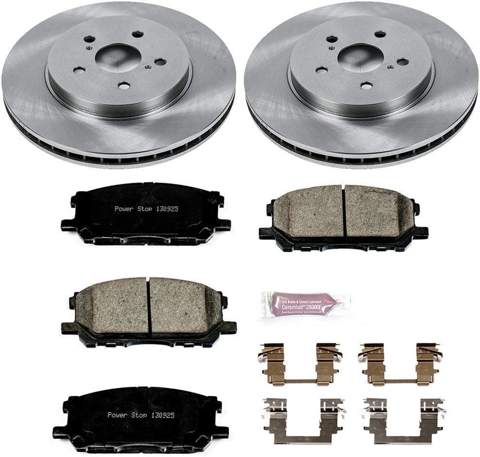 KOE196 Autospecialty Front Replacement Brake Kit-Oe Brake Rotors & Ceramic Brake Pads