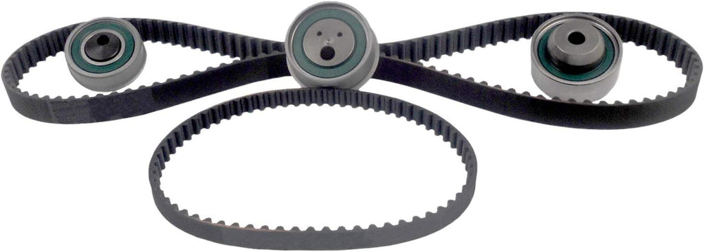 Professional TCK332 Timing Belt Kit with Idler Pulley, 2 Belts, and 2 Tensioners